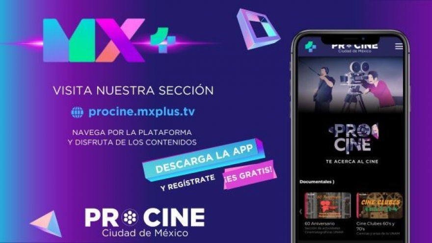 PROCINECDMX, ¡llegó a MX Plus!